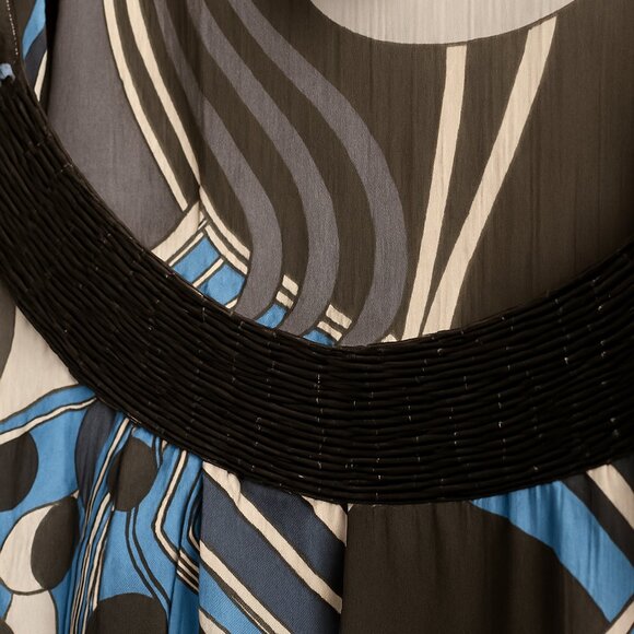 Apostrophe Sheer Abstract Print Top – Size Large - Excellent Condition - Picture 4 of 5